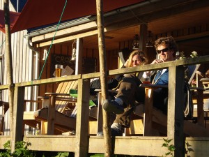 chillin-at-fforest Chillin' as the sun goes down over Fforest