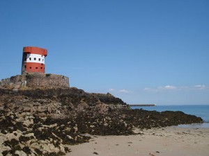Archirondel Tower St Catherine's Bay one of several sustainable accommdations_opt