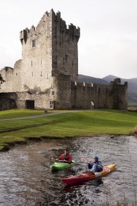 Paddling down the River Laune in Kerry