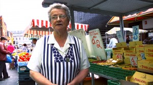 The wonderful Bernie who  has been working on Dublin's Moore Street market since she was seventeen