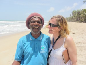 Catherine and Francis Superville, turtle watching guide with Nature Seekers, Matura Beach, Trinidad