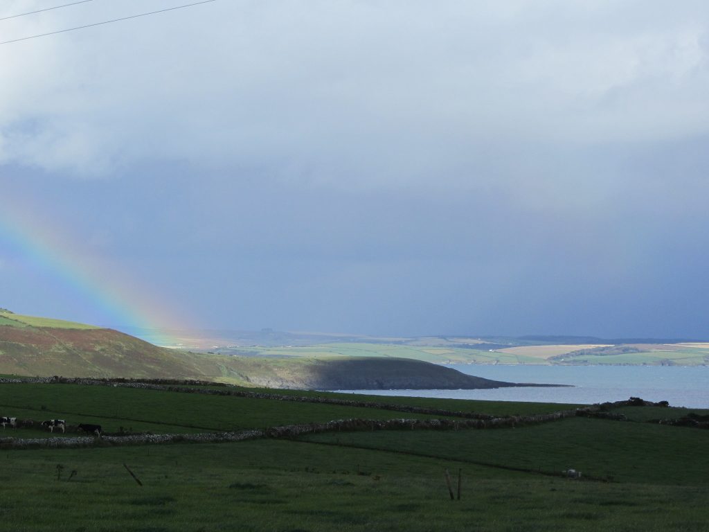 It doesn't always rain on a walking holiday in Ireland