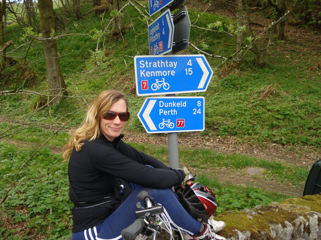 Cycling holiday in the Scottish Highlands