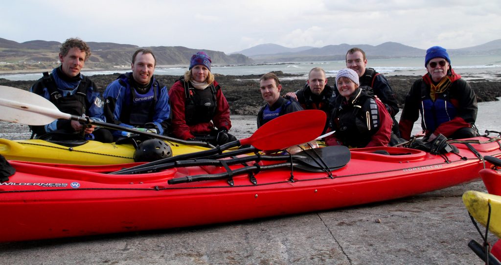 Sea kayaking in Donegal