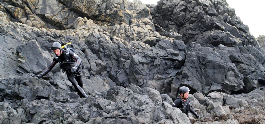 Coasteering in Donegal, Ireland