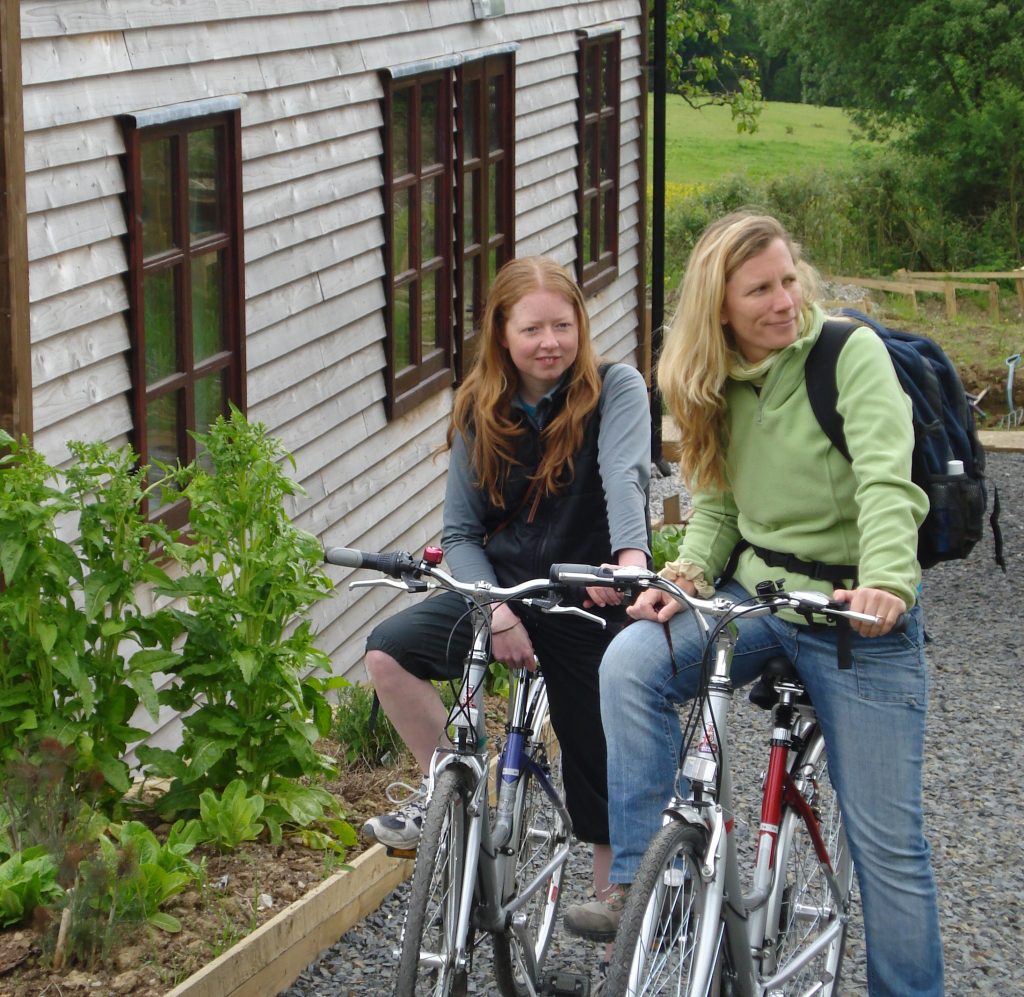 Cycling on the Tarka Trail, North Devon