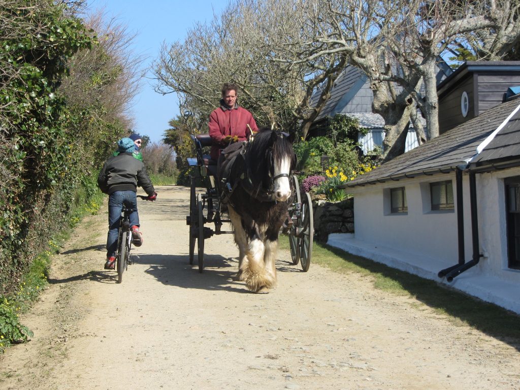 Sark is one of the car-free Channel Islands