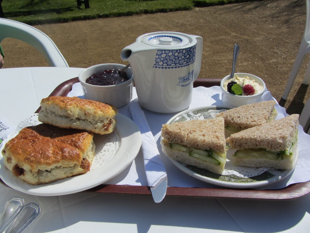 Cream tea at La Sablonnerie, one of the best places to eat on Sark